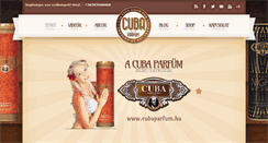 Desktop Screenshot of cubaparfum.hu