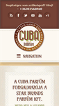 Mobile Screenshot of cubaparfum.hu